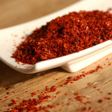 A ramekin of The Artisan Smokehouse's smoked Aleppo chilli flakes