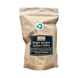 A packet of The Artisan Smokehouse's smoked dried ancho chillies 