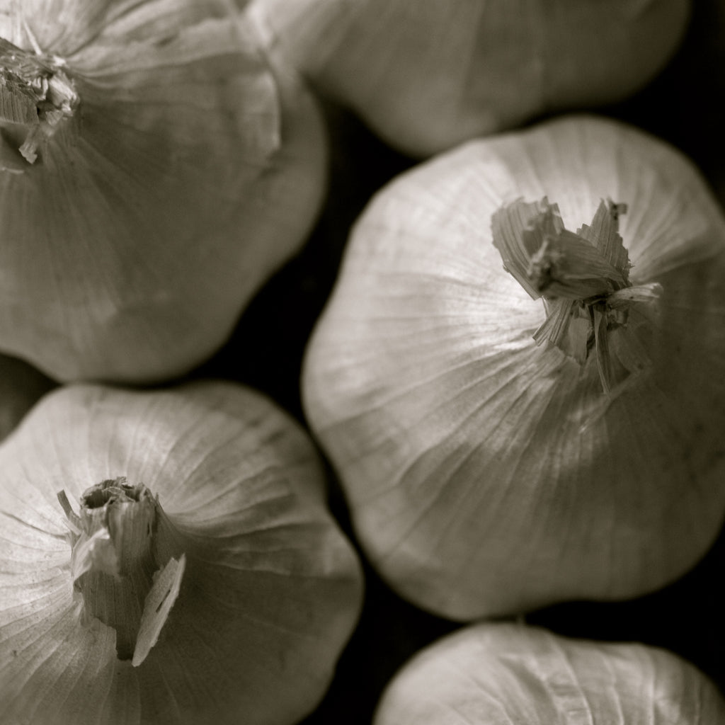 Several Artisan Smokehouse smoked garlic bulbs