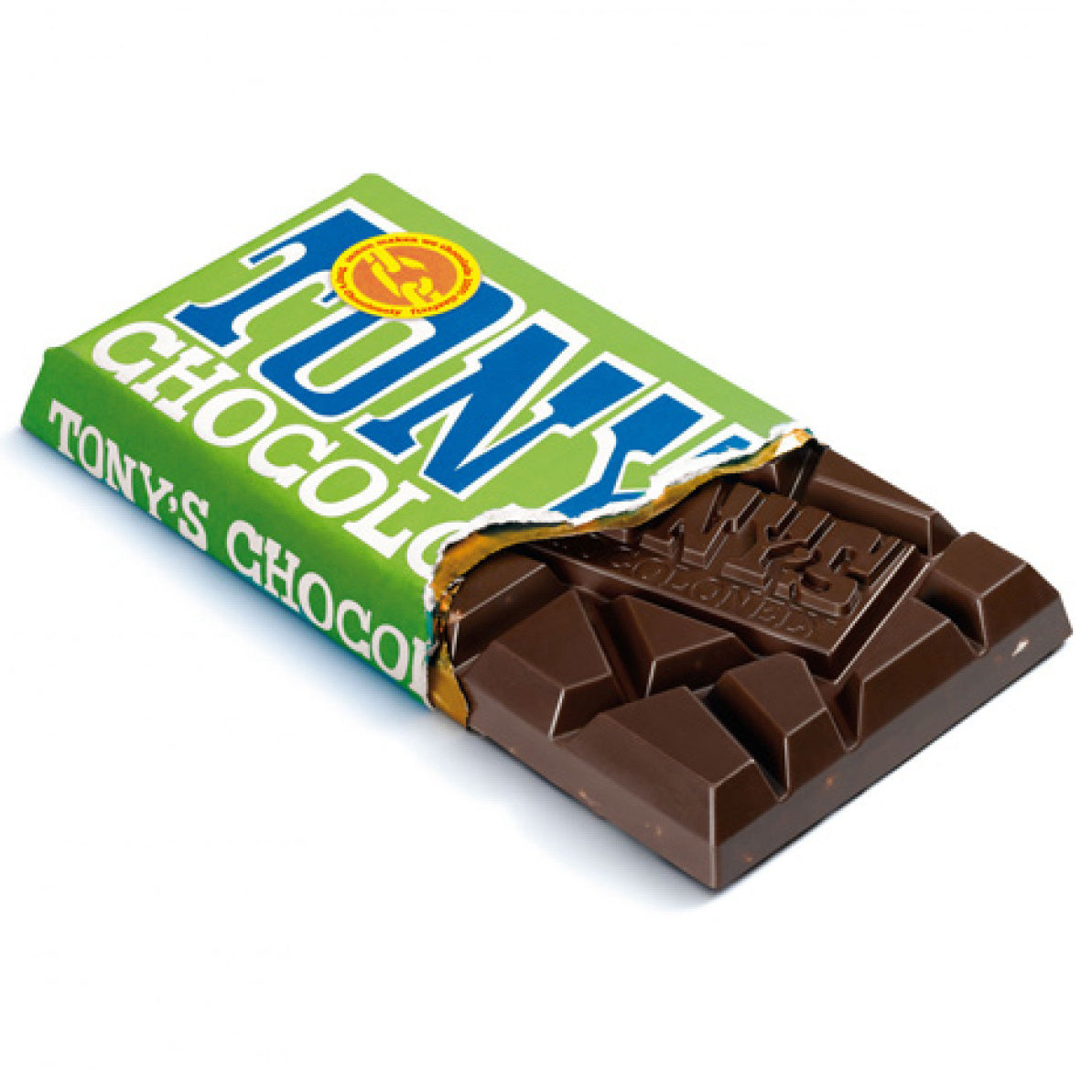 Tony's Chocolonely Fairtrade Dark Chocolate, Almond Sea Salt by The Artisan Smokehouse